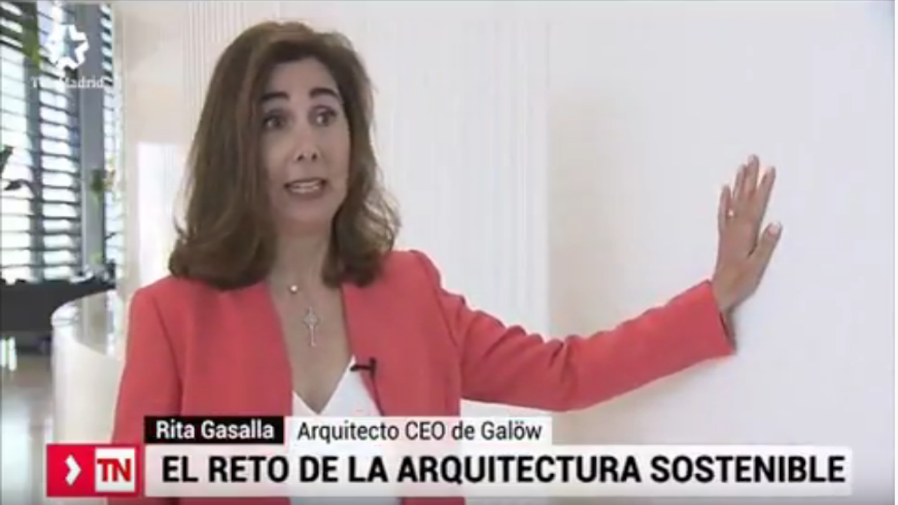 Entrevista Rita Gasalla Telemadrid Arquitectura Sostenible
