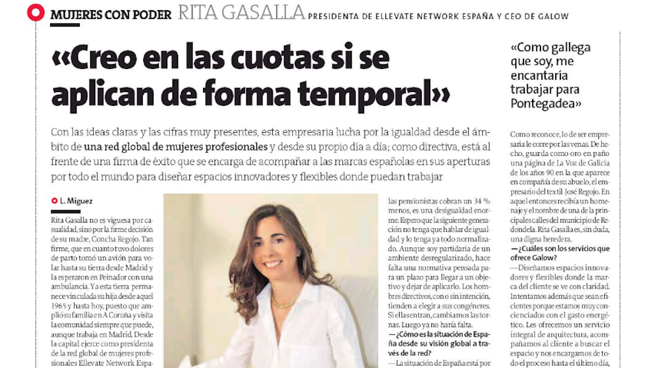 La Voz De Galicia Entrevista Rita Gasalla