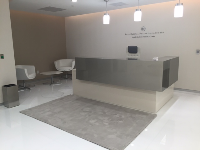 2 Galow Beta Capital Miami Private Bank Interior Design Luxury Front Desk Workplace
