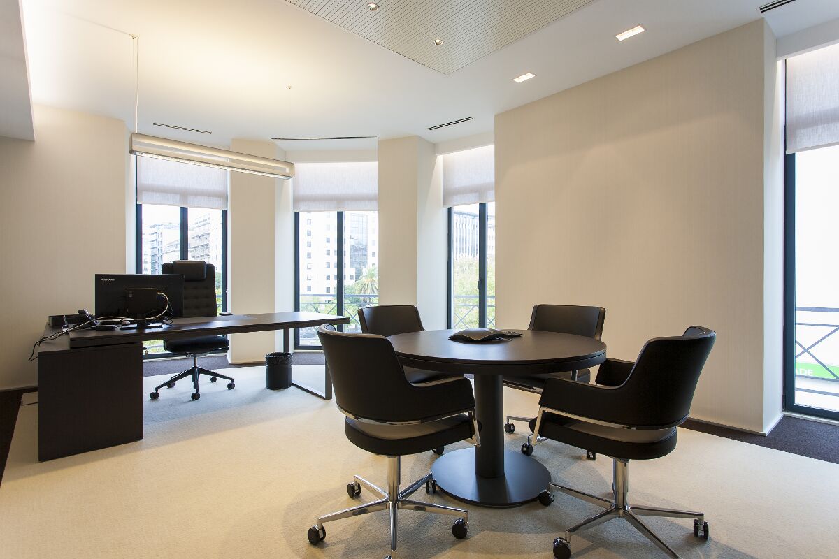 Galow Arquitectura saludable despacho banca privada interiorismo arquitectura saludable