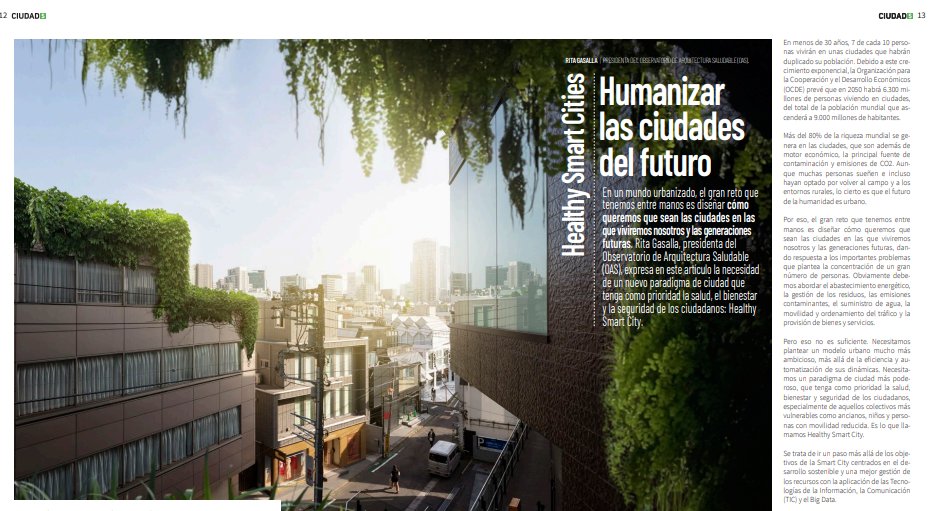 Artículo Healthy Smart Cities Ciudad Sostenible