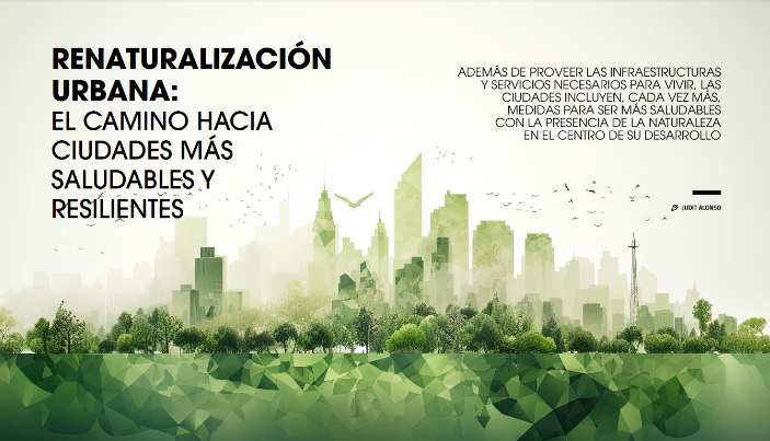 Renaturalización urbana: el camino hacia ciudades más saludables y resilientes (Revista Equipamiento y Servicios Municipales)